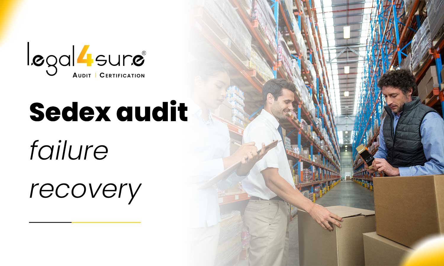 Sedex audit failure recovery