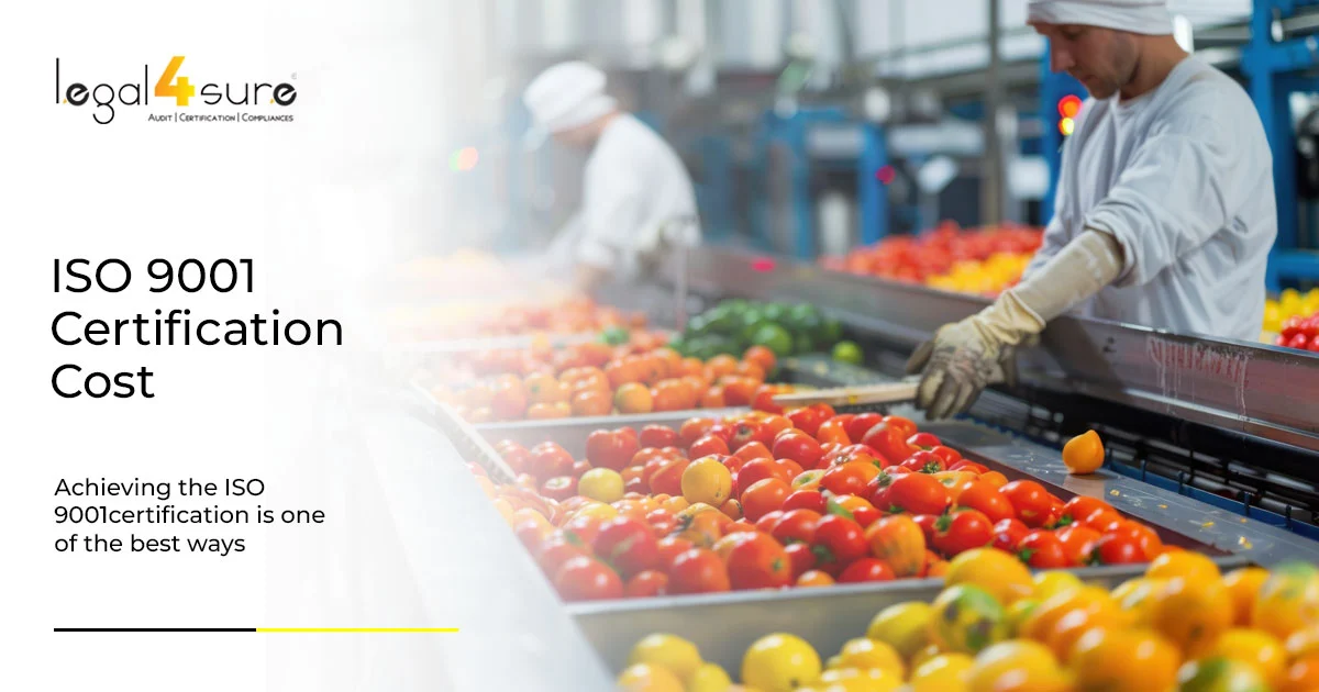 ISO 9001 Certification Cost in India