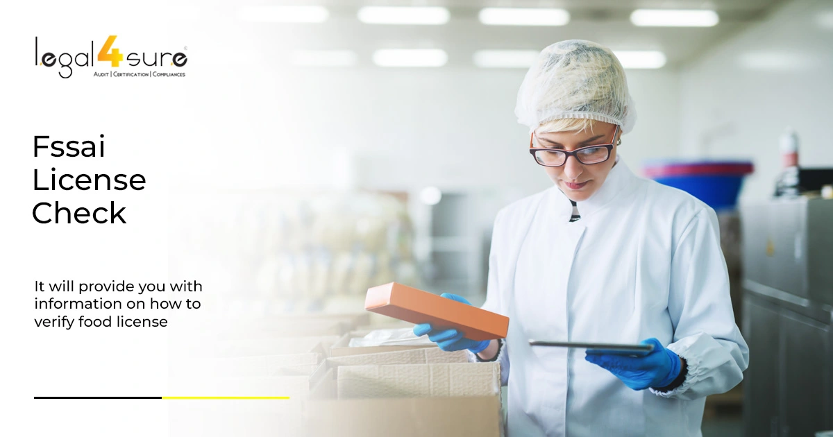 FSSAI License check