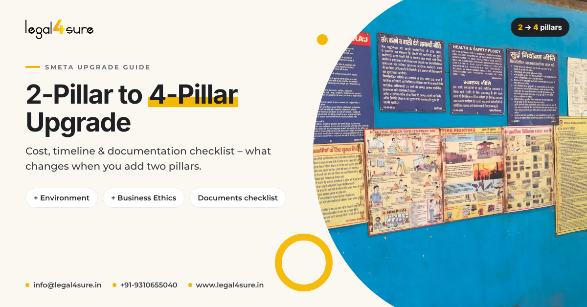 Factory safety posters – SMETA 2-pillar to 4-pillar upgrade guide cost timeline documents by legal4sure