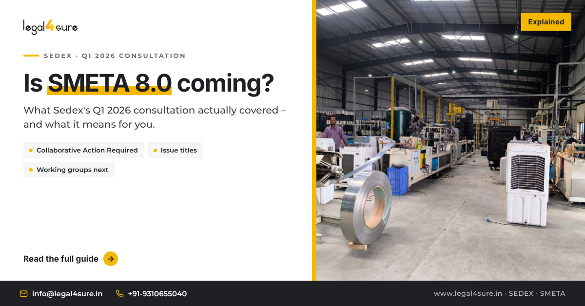 Factory interior – is SMETA 8.0 coming? Sedex Q1 2026 consultation explained by legal4sure