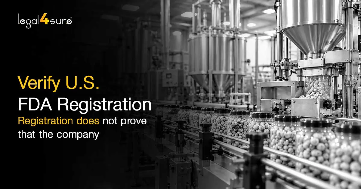Verify U.S. FDA Registration