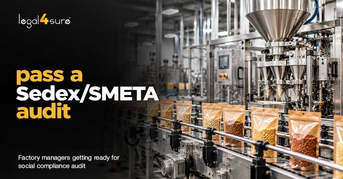 Automated packaging line with pouches of nuts and grains – prepare to pass Sedex SMETA social compliance audit